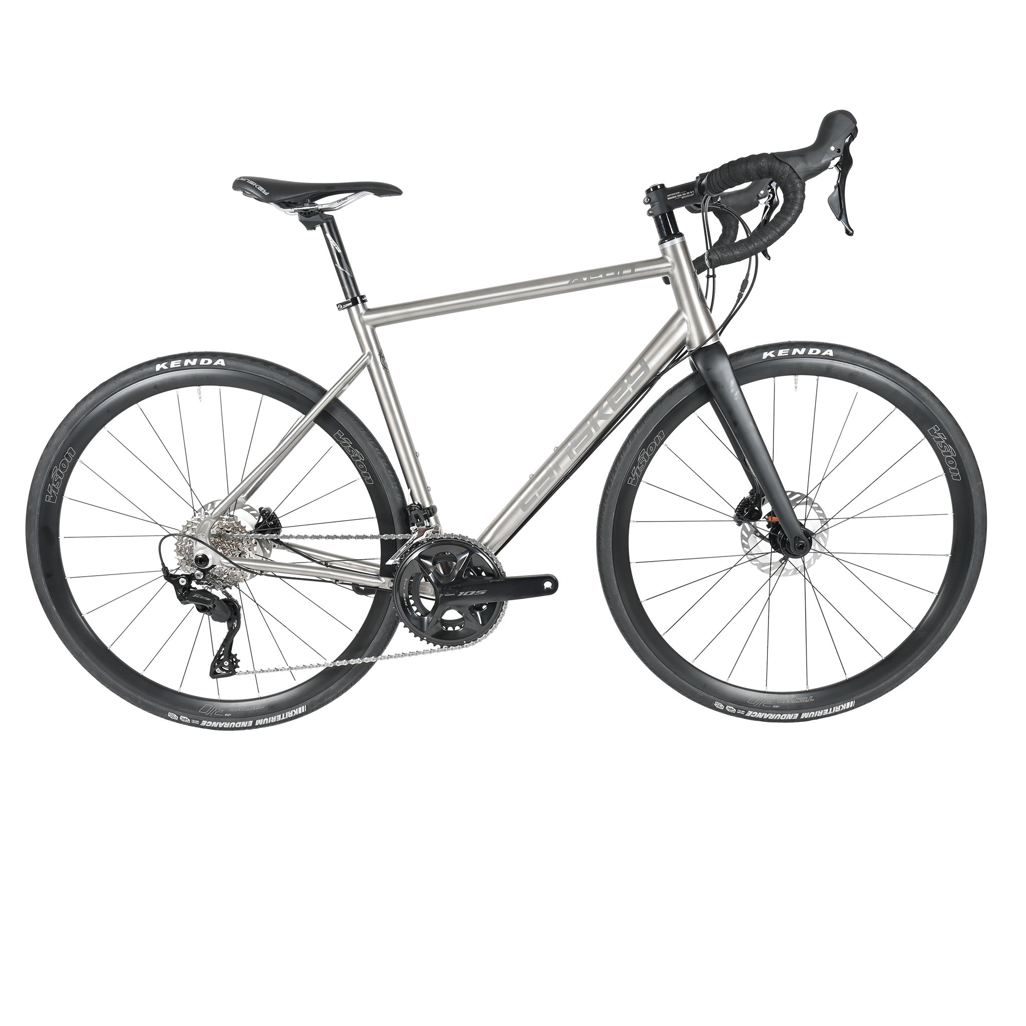 Lynskey R500 titanium gravel bike with Shimano Ultegra Di2 groupset and disc brakes