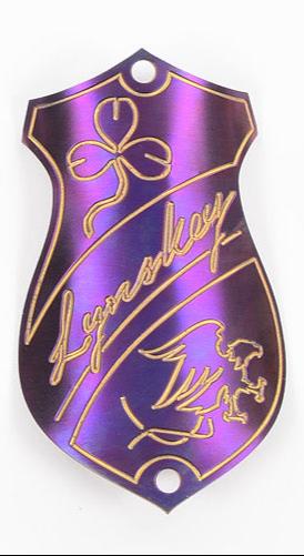 Lynskey Titanium Headtube Badge